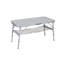 Sade Rectangular Outdoor Side Table and Camping Table - 80 cm W 40 cm D