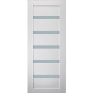 Porte standard en verre pré-suspendu