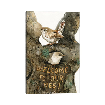 Welcome To Our Nest by Tracy Lizotte - Painting on Canvas