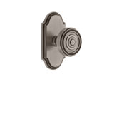 Grandeur Arc Plate Double Dummy with Soleil Door Knob