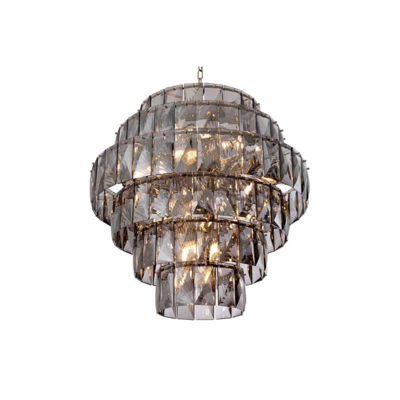 Amazone 26 - Light Chandelier, Smoke