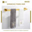 Ensemble de quincaillerie de salle de bain 2 pièces, ensemble d'accessoires de salle de bain mural pour salle de bain, or brossé-121793997