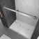 60" W x 76" D x 76" H Tempered Glass Frameless Shower Stall with Soft-closing
