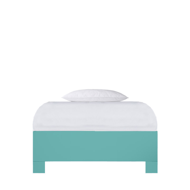 Base de lit plateforme 16 po, Simple TG, Turquoise