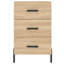 Mevsud 40cm W Iron Bedside Table-891892882