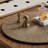 Medieval-style square coffee table