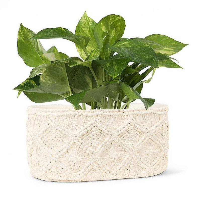 Jardinière ovale Macrame Style