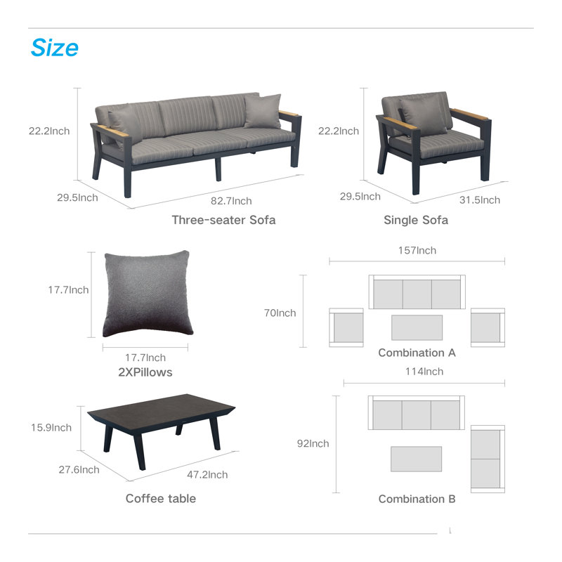 Morison Outdoor 4 - Piece Conversation Set
