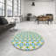 Tapis vert/gris à motifs Chamond-1016300181