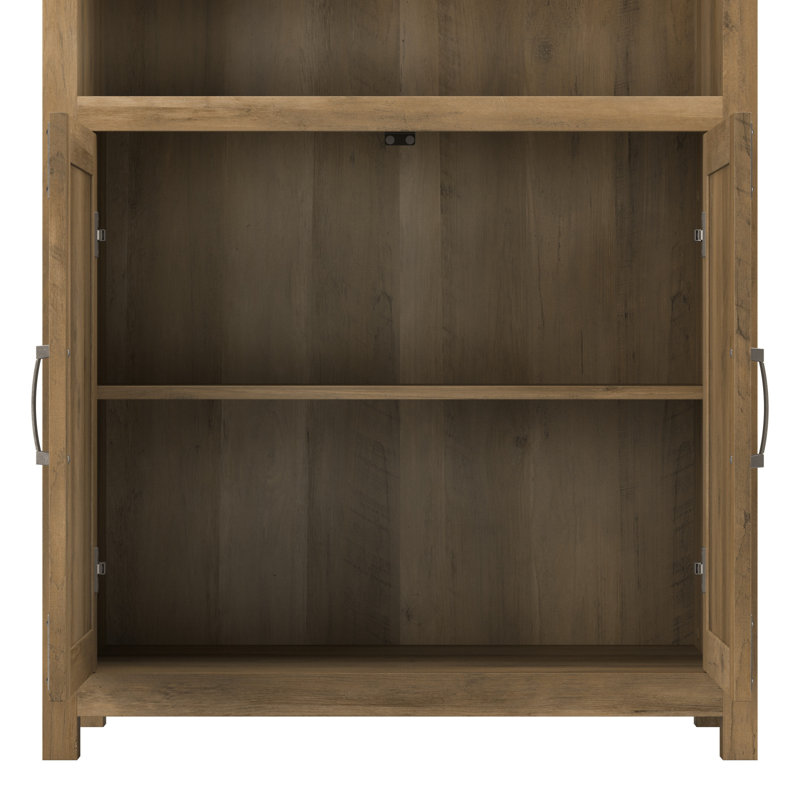 Egils 72" H x 33" W Standard Bookcase, Reclaimed Pine