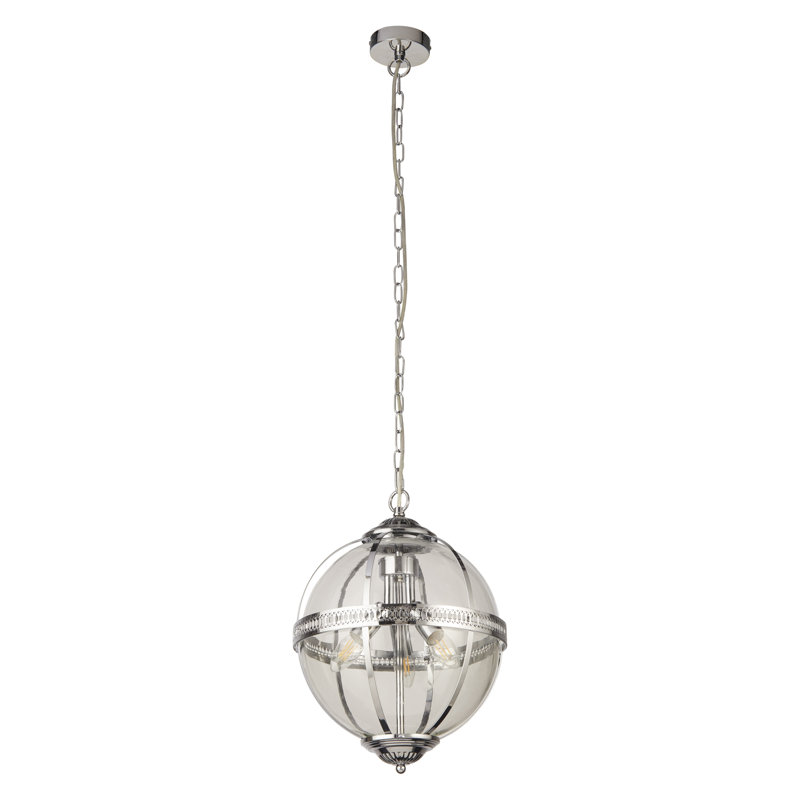 Margaux 3 - Light Sphere Chandelier, Plated Gloss