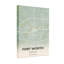 «Scenic & Cityscapes Fort Worth City Map», reproduction d'art-176119119