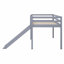 Lit mezzanine bas avec glissade, échelle, barrières de sécurité-1535344232