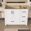 Base de meuble-lavabo simple en bois massif de 42 po seulement-94922492
