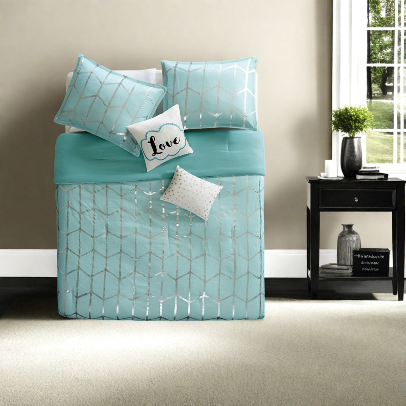 Ensemble de literie Contemporary Aqua
