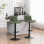 Swivel Bar Stools Modern Faux Leather Upholstered Counter Stools for Kitchen Island, Adjustable Height Stools with Footrest for Home Bar-1500353841