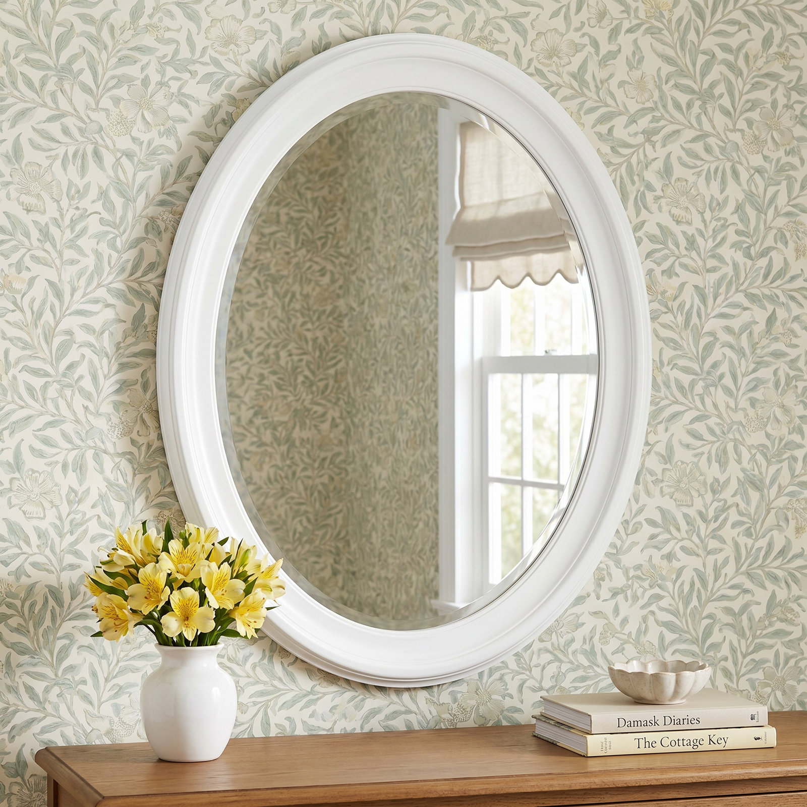 Borna 25" Mirror, White