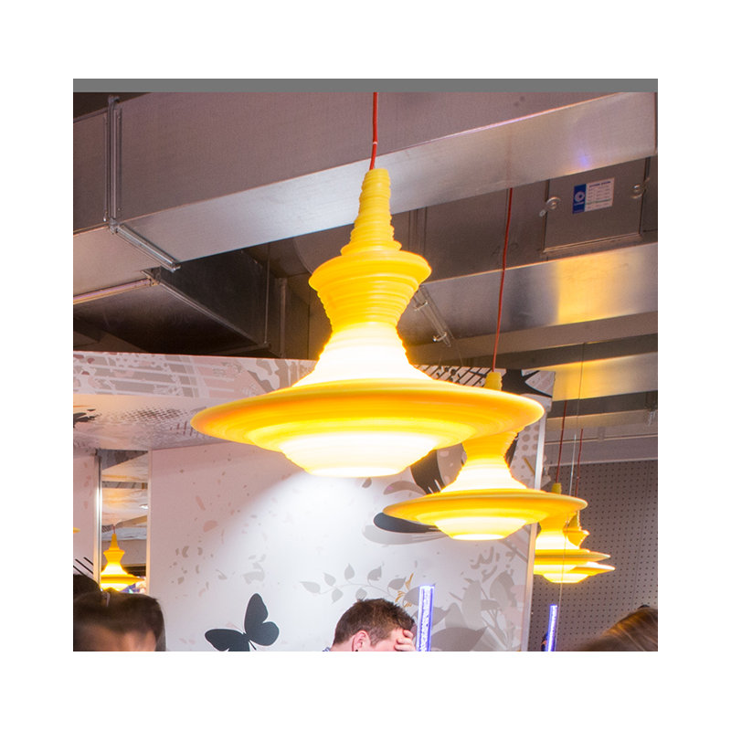 Stupa 1 - Light Chandelier, Yellow