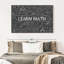 Math - impression sur toile tendue-595892072