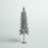 7' Lighted Pine Christmas Tree