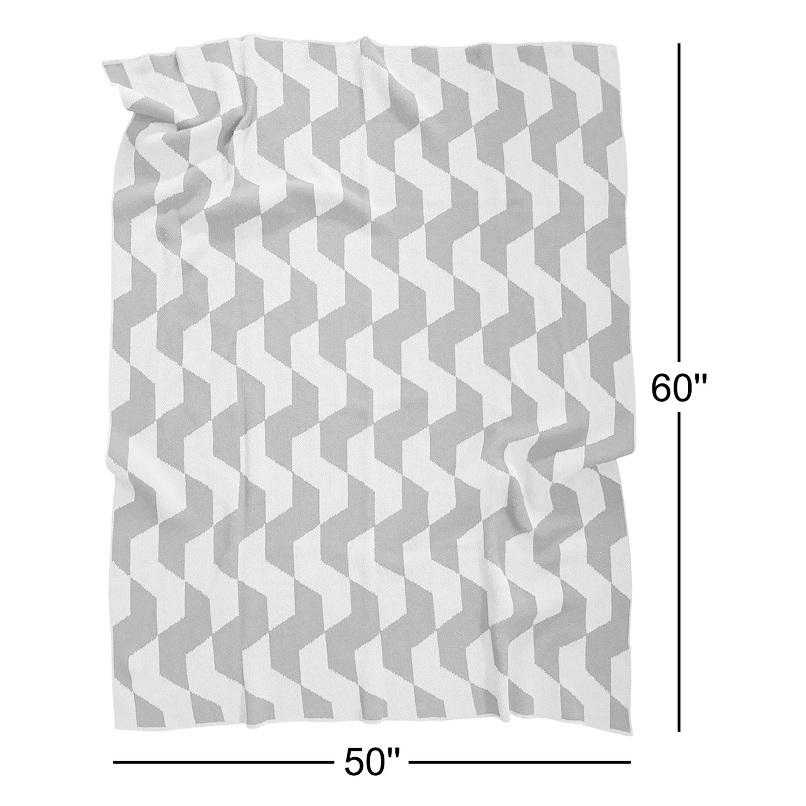 Zagg Knit Throw Blanket, Red