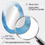 Miroir mural bleu-675380572