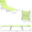 Chaise longue de piscine pliante pour le confort extérieur, avec coussin, dossier inclinable, structure en acier et filet respirant, plage, patio, bain de soleil au bord de la piscine, matériau réglable,