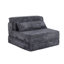 Canapé à compression Mahjong, canapé-lit convertible au sol, canapé modulaire modulaire désossé DIY, aucun assemblage requis, tissu polaire circulaire, canapé simple surdimensionné avec 1 coussin, gris foncé-455008434