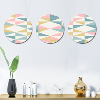 Modern Abstract Wall Decor on Metal