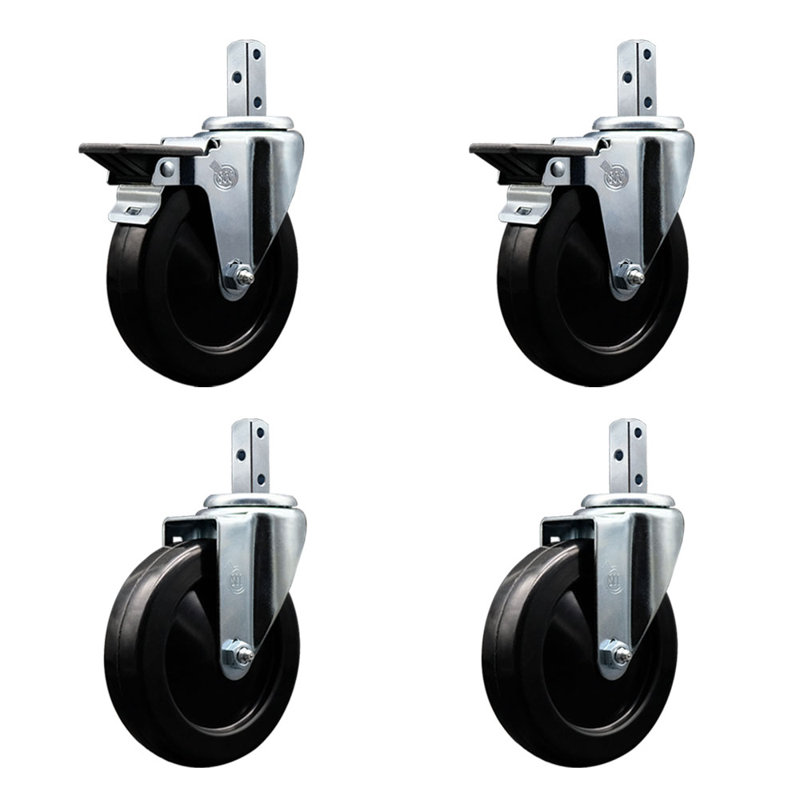 Hard Rubber Casters