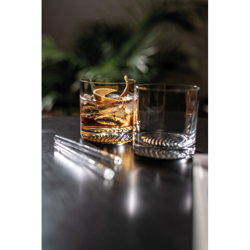 Zwiesel Glas Echo Crystal Glass, 13.5 Oz. Double Old Fashioned (Set of 4), Clear