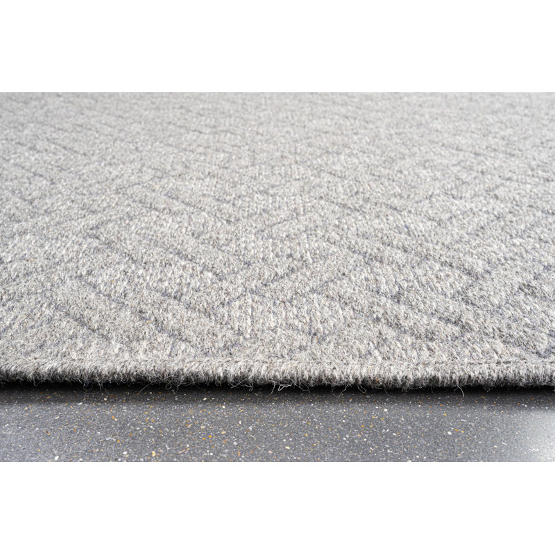 Zionsville Geometric Wool Area Rug, Rectangle 200 x 290cm