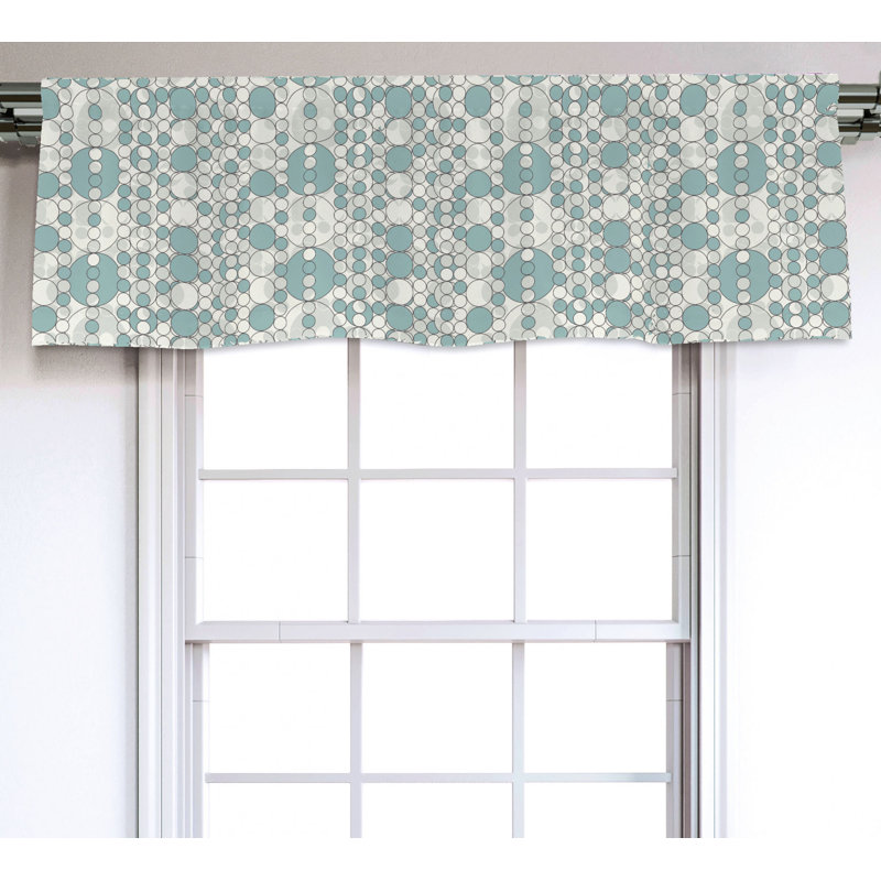 Sateen Ruffled Window Valance