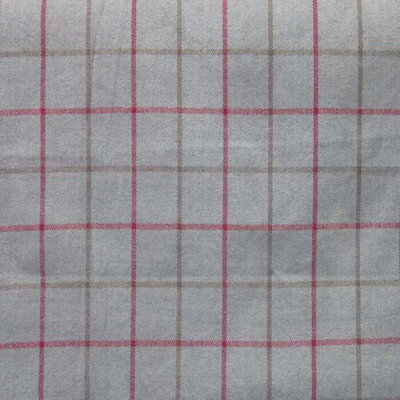 Plaid Cotton Blend Fabric