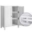 Armoire de rangement de plancher de salle de bain l 14,2 po x H 34,8 po x P 6,7 po