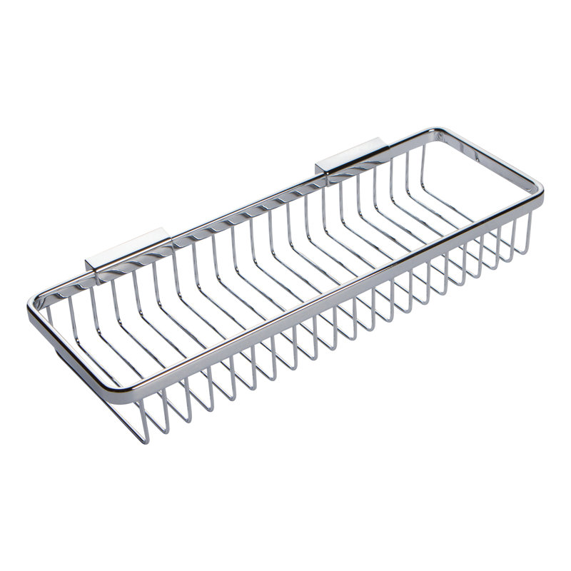 Hotelier 15-3/8" Toiletry Basket, Polished Chrome