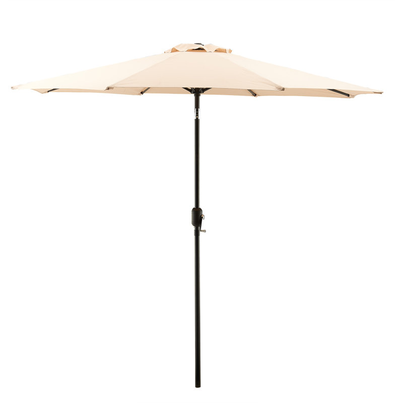 Parasol de marché 9 pi Hapeville, Brun clair