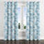 Rideaux abstraits - 1 panneau blanc avec œillets-1304954702-1304954701