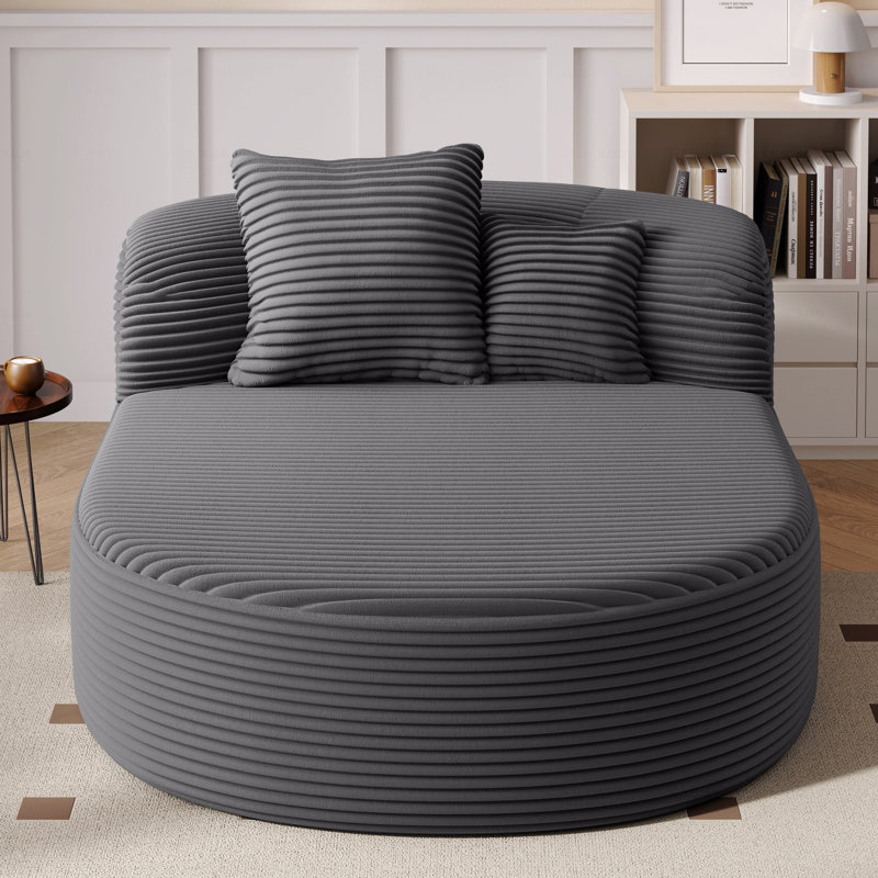 Canapé Boneless Couch, méridienne moderne Canapé Boneless Couch, Gris