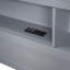 Lit de jour simple en bois avec abat-jour gris, 2 compartiments de tiroir et look de chargement, tiroirs, tablette de rangement-1619426803-1619426764