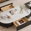 Table basse moderne avec tiroirs de rangement