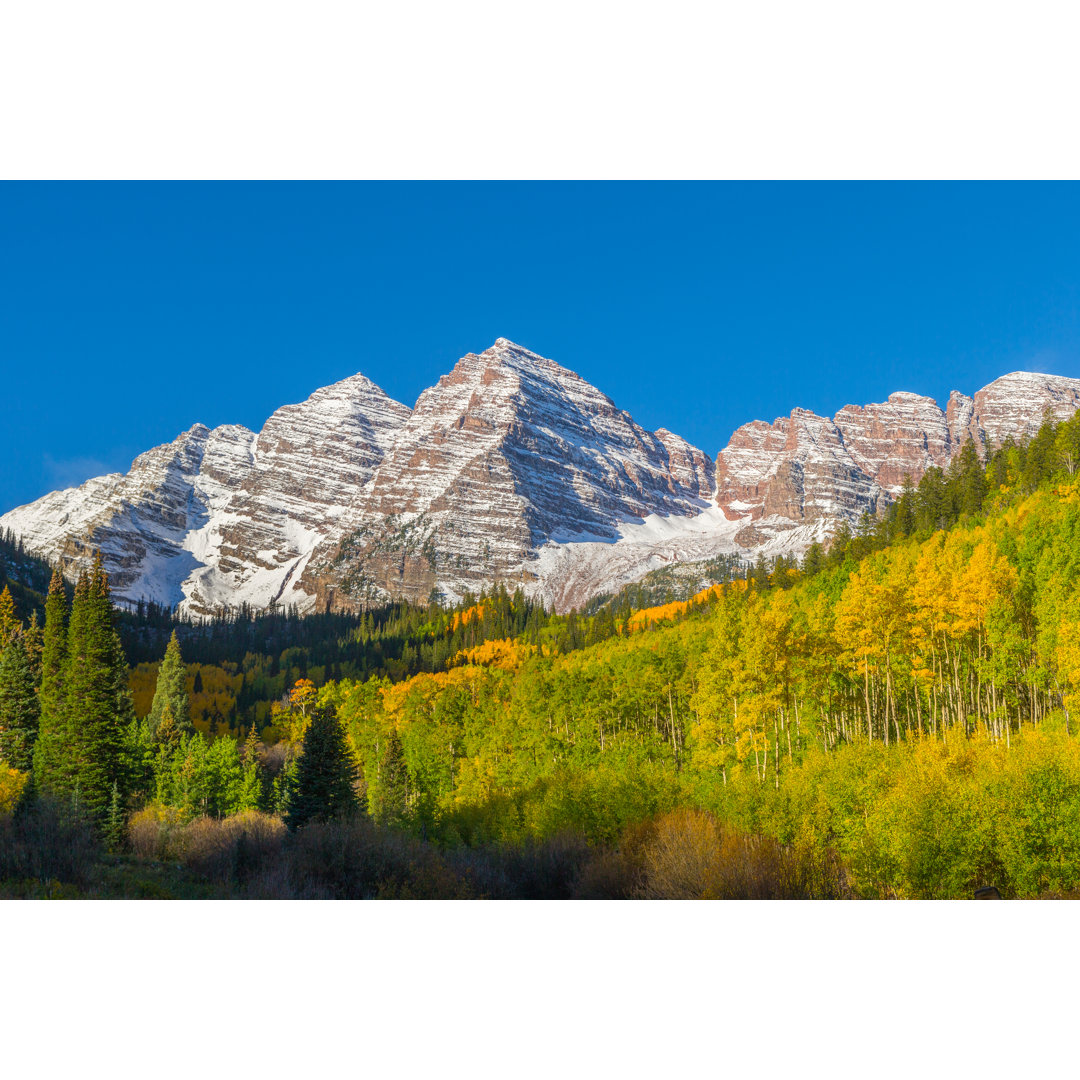 Leinwandbild Maroon Bells in Fall