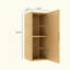 Armoire murale de salle de bain flottante murale rayée avec porte et tablette (convient pour meuble-lavabo BRON)-639835632