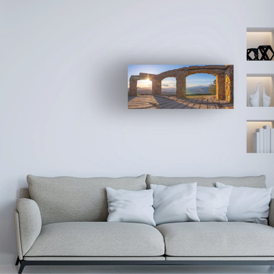 Art mural sur toile tendue - Jeff Poe Photographie «solvang», art mural pour salon, chambre à coucher ou bureau - 8 x 19