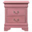Charmante table de chevet traditionnelle rose-939165686