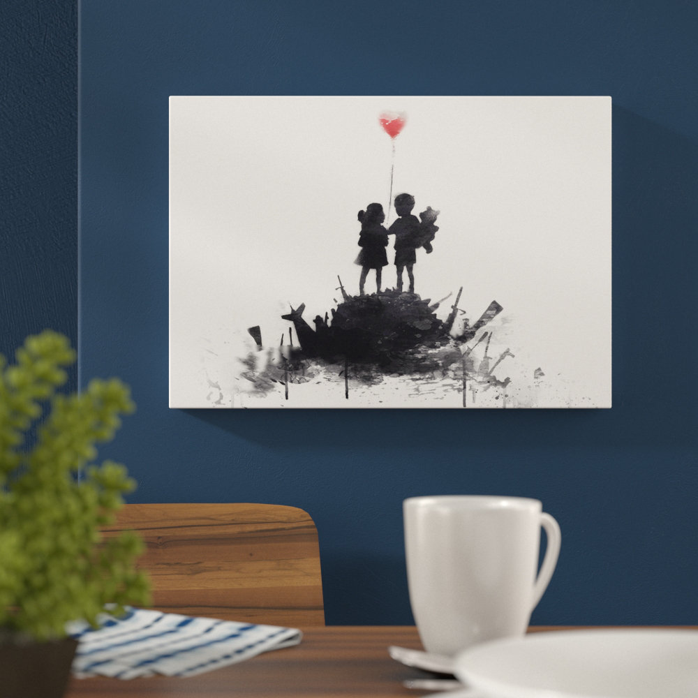 Banksy Art Balloon Graffiti Wall Art - Frameless Print