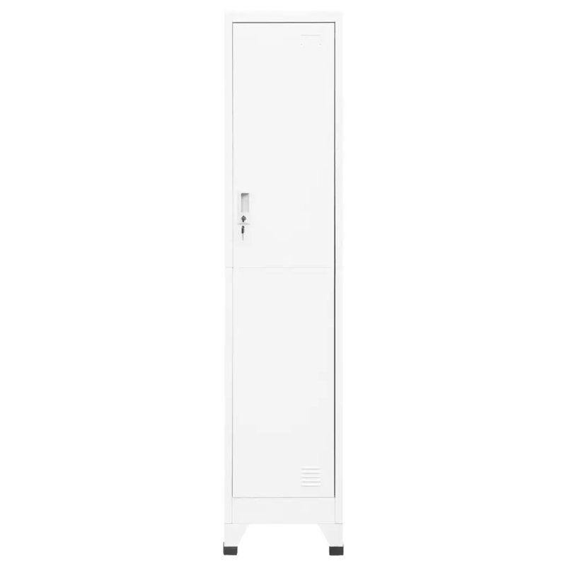 Wojtowicz Metal 1 - Tier 38cm Gym Locker with Key, White