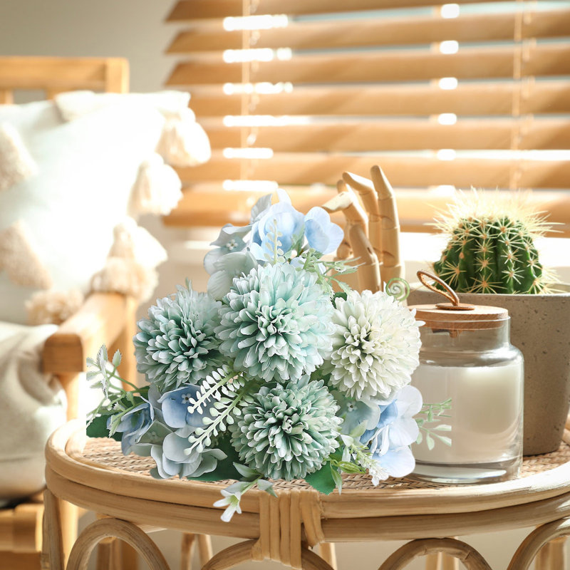 Magnifique bouquet de fleurs artificielles en soie artificielle, A
