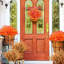10 buis artificiels automne