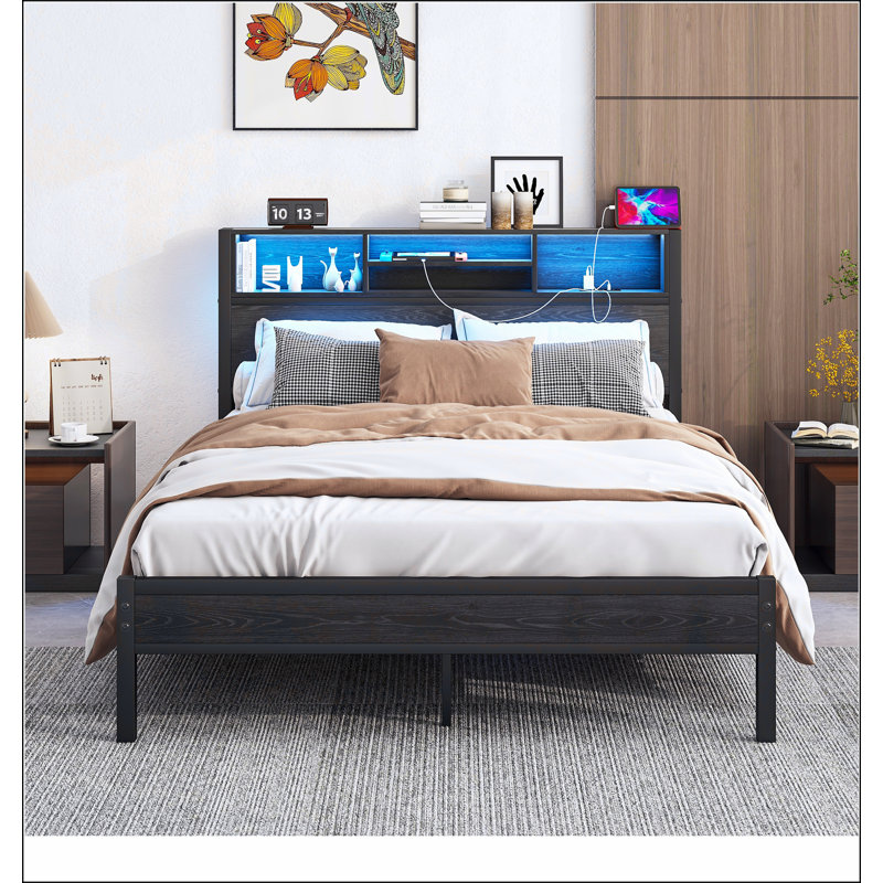 Black Full / Double Bed, Full